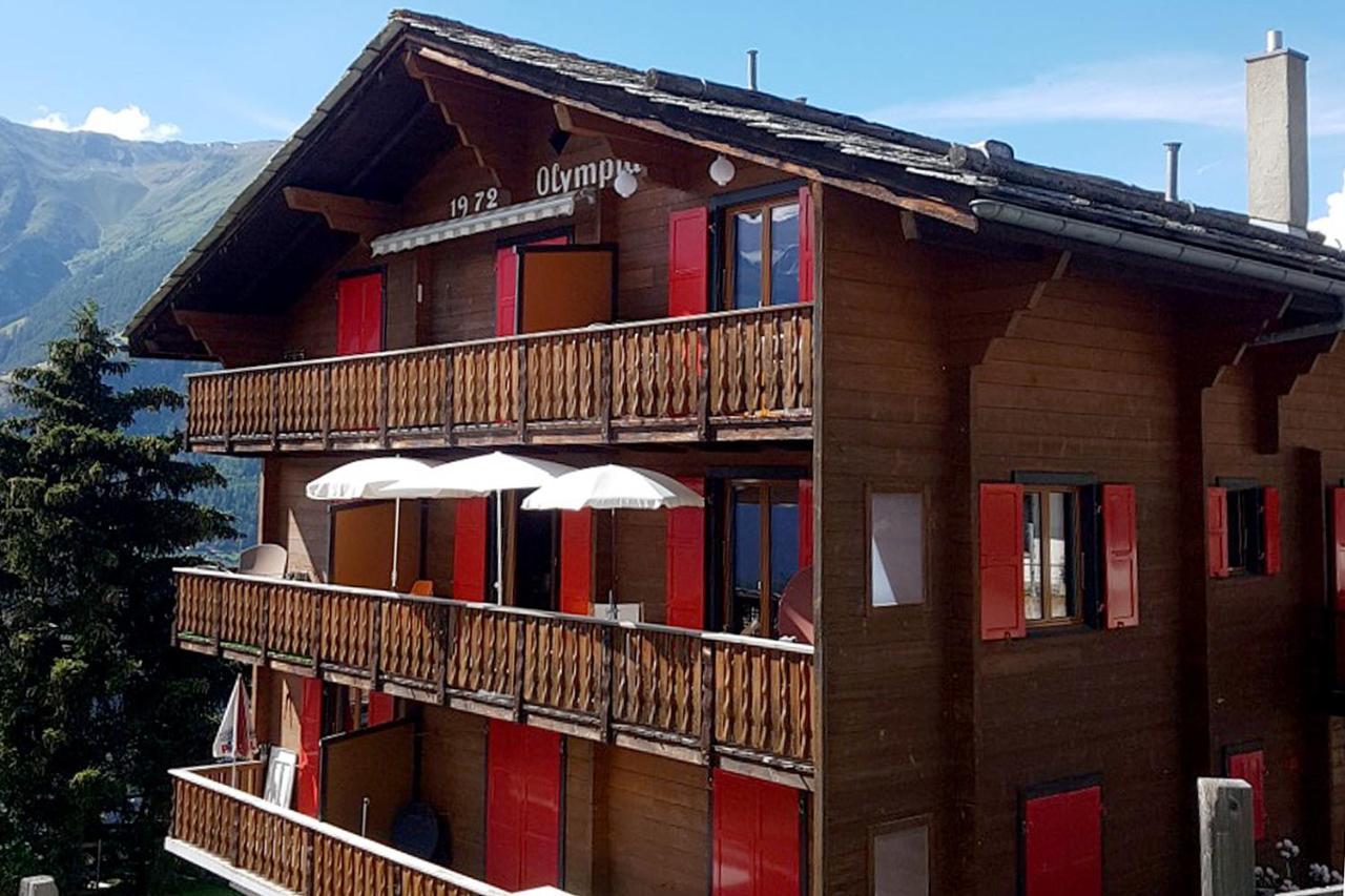Apartment Mit Traumblick Im Haus Olympia Grächen Zewnętrze zdjęcie